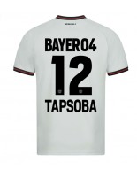 Bayer Leverkusen Edmond Tapsoba #12 Venkovní Dres 2023-24 Krátký Rukáv